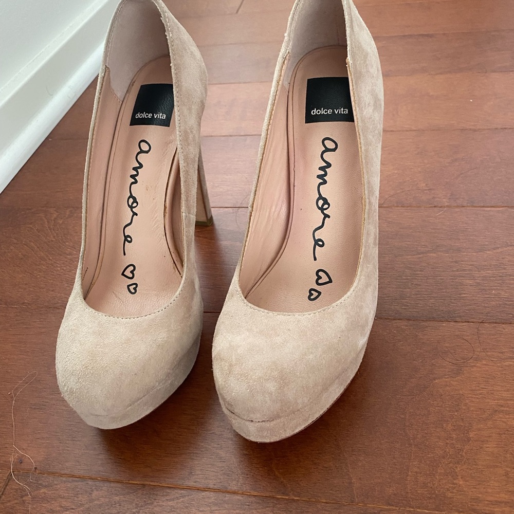 Dolce vita light blush heels
